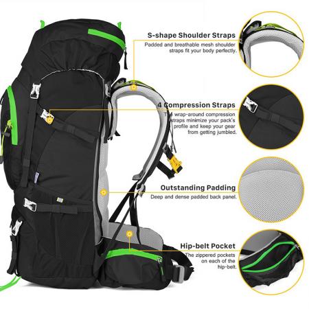 Hiking Backpack with Rain Cover