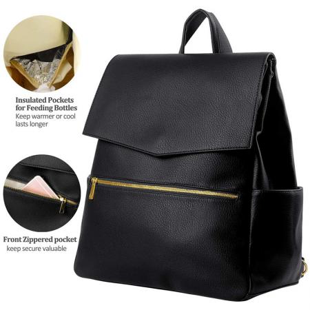 Diaper Luxury Leather Backpack